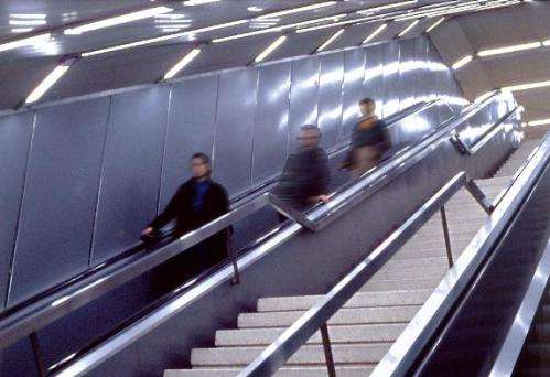 Escalera mecánica Metro de Madrid
